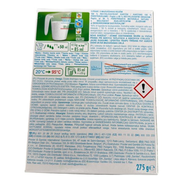Ariel Mountain Spring Detergent pentru rufe, 275 g - imagine 2
