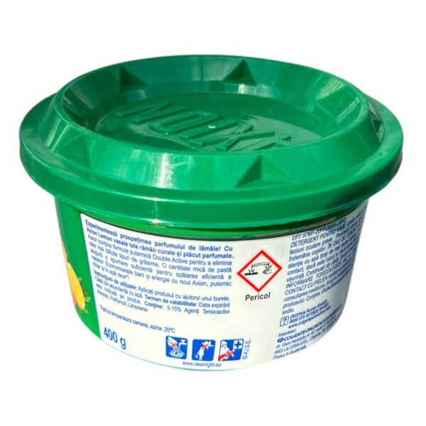 Axion Pasta de curatat, Lemon, 400 g - imagine 2