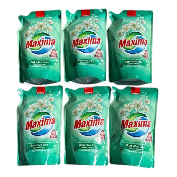 Pachet - 6 x Sano Maxima Baby balsam rufe cu aloe vera, 1L