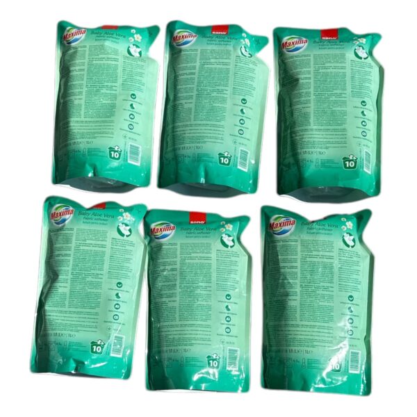Pachet - 6 x Sano Maxima Baby balsam rufe cu aloe vera, 1L - imagine 2