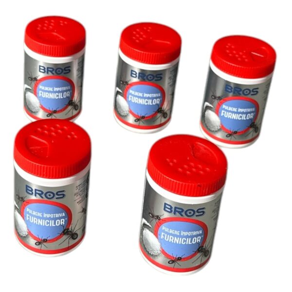 Pulbere impotriva furnicilor Bros, pachet 5 x 100g