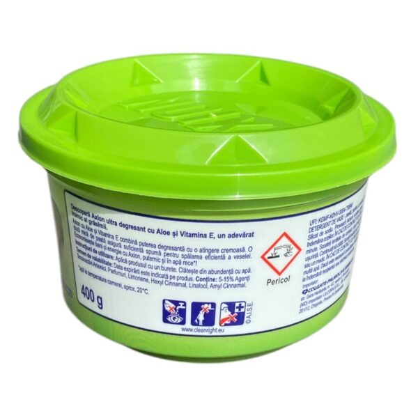 Axion Detergent de vase cu aloe si vitamina E, 400 g - imagine 2