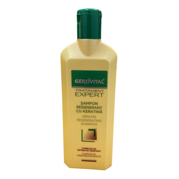 Sampon regenerant cu keratina Gerovital Tratament expert 250ml
