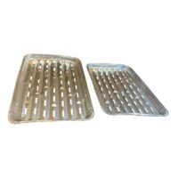 Tava gratar aluminiu de unica folosinta (2 bucati) 34X23 cm