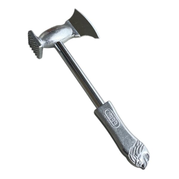 Toporisca macelarie din aluminiu cu batator, 28 cm