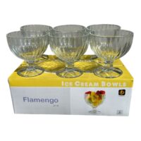 Cupe de inghetata si desert, Flamengo, 270 ml, 6 bucati