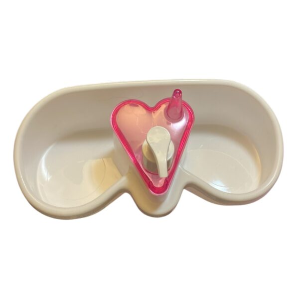 Dispenser detergent vase cu suport burete, 25x12 cm