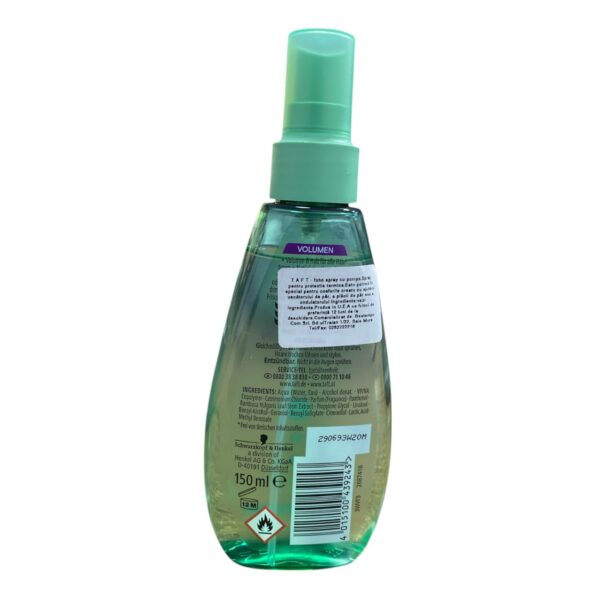 Spray uscator de par Taft (volumen) 150 ml - imagine 3