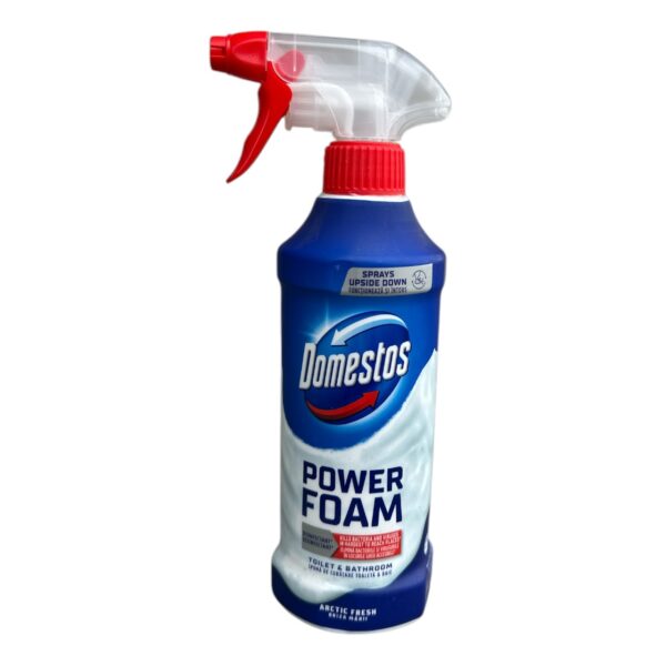 Domestos Power Foam Solutie de curatat baia arctic fresh 435 ml
