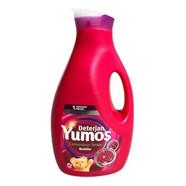 Yumos Color Detergent lichid rufe colorate 2.52 litri
