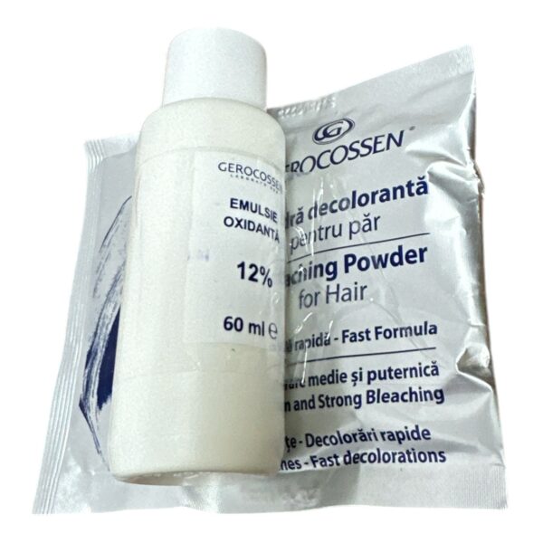Pudra decoloranta pentru par 30g cu emulsie oxidanta 60 ml Gerocossen