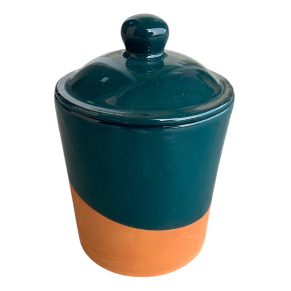 Recipient vas de lut cu capac, 13 cm - imagine 2