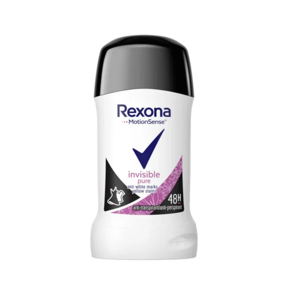 Deodorant Stick Rexona Invisible Pure 40 ml 2