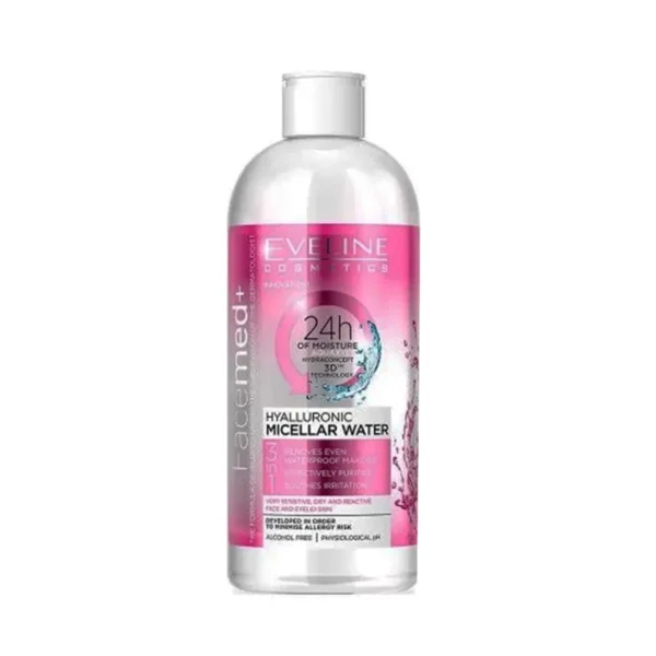 apa micelara cu acid hialuronic eveline 400 ml 2