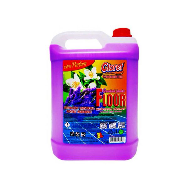 cloret floor detergent pardoseli 5l lavender si jasmine 1