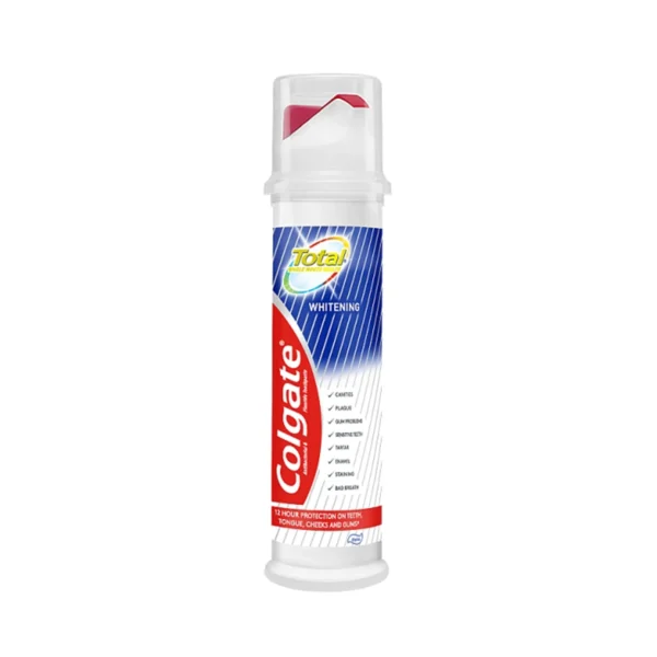 colgate total whitening pasta de dinti cu pompa 100 ml 2