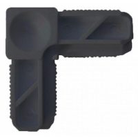coltar plastic alb pentru profil plase insecte gri