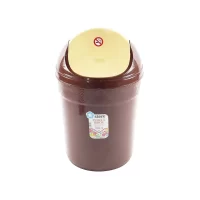 cos de gunoi pubela 20 l cu capac maro crem 1