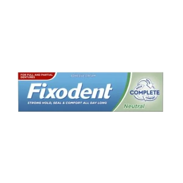 crema adeziv de proteze dentare fixodent complete neutral 47g 2