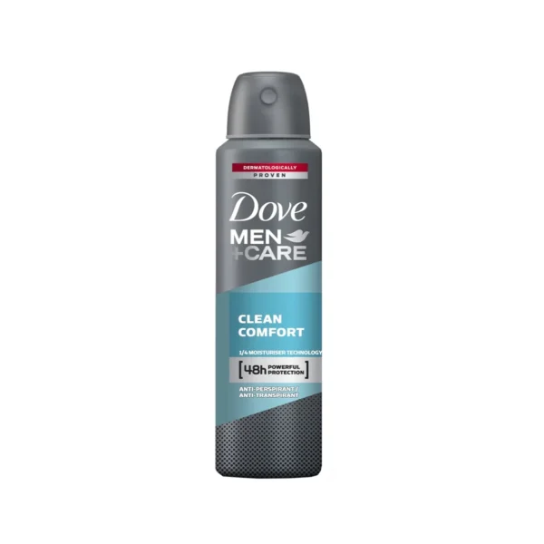 dove men care clean comfort antiperspirant deo spray 150ml 1