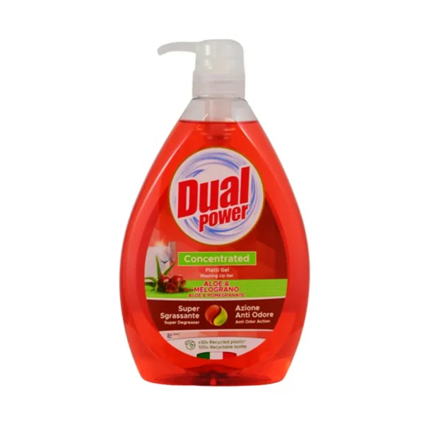 dual power detergent vase lichid cu aloe si rodie 1000 ml 1