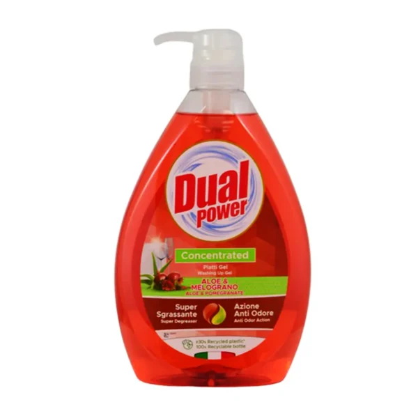 dual power detergent vase lichid cu aloe si rodie 1000 ml 2