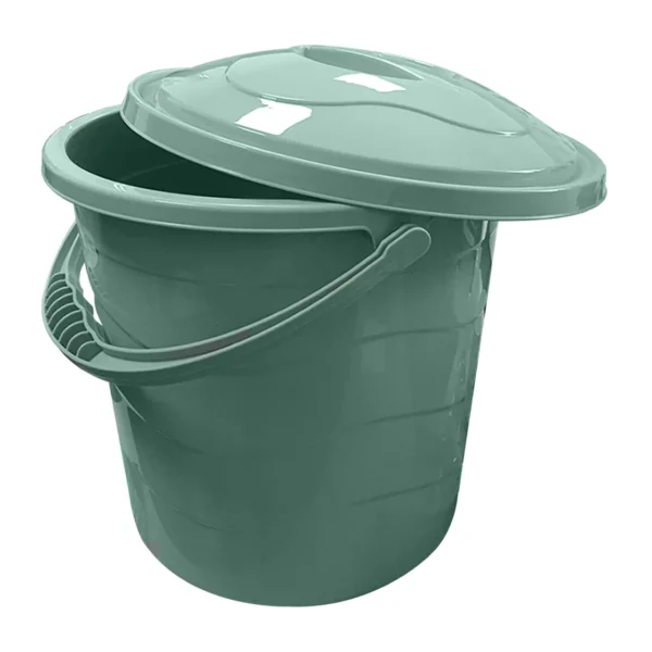 galeata gradata 10l din plastic cu capac 2