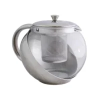infuzor ceai din sticla si inox 750 ml 1