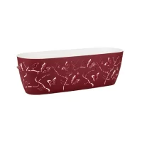 jardiniera decorativa 3d cu fluturi 47 cm bordo 1