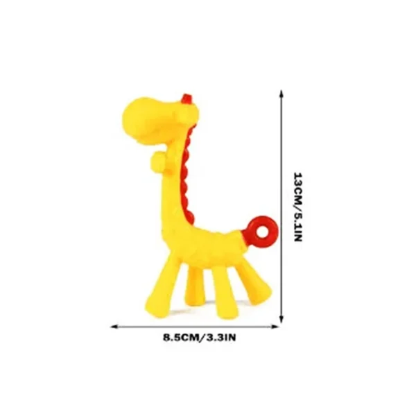 jucarie dentitie bebelusi forma girafa 13x8 5 cm 1
