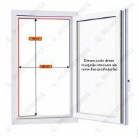kit plasa tantari pentru geam gri 2