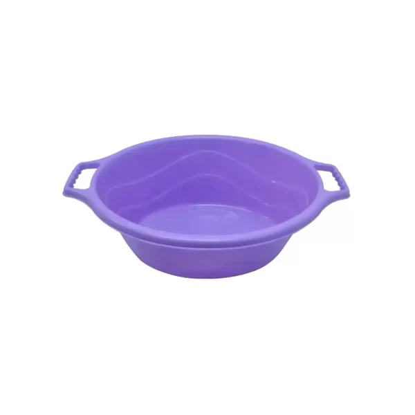 pachet 12 x lighean plastic 4l oval cu manere 2