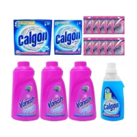 pachet 16 produse vanish oxi action si calgon anti calcar 1