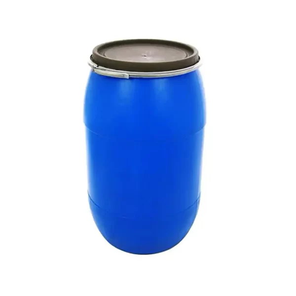 pachet 2 x butoi plastic 60l cu capac si cerc metalic 2 x presa rotunda teava suflat 2