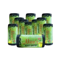 pachet 20 x saci menajeri rezistenti 35 l