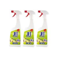 pachet 3 x sano jet kitchen solutie curatare si dezinfectare bucatarie 750 ml