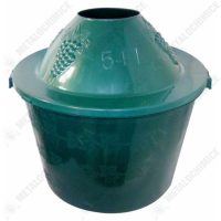 pachet 4 bucati cos damigeana 54 litri din plastic verde 2