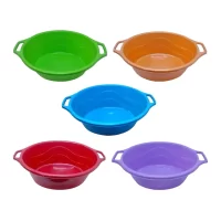 pachet 5 x lighean oval mare cu manere 40 l 1