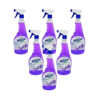 pachet 6 bucati hillox glass cleaner solutie pentru curatat geamuri cu pulverizator 6 x 750ml 1