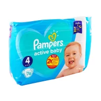pampers nr 4 scutece bebelusi active baby 7 14 kg 76 bucati 2