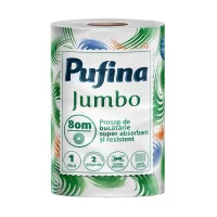 pufina jumbo prosop hartie 2 straturi 80 m 2