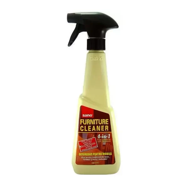 sano furniture cleaner detergent pentru mobila 4 in 1 cu pulverizator 500ml 2