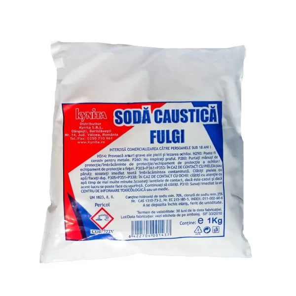 soda caustica fulgi hidroxid de sodiu 70 1kg 1 1