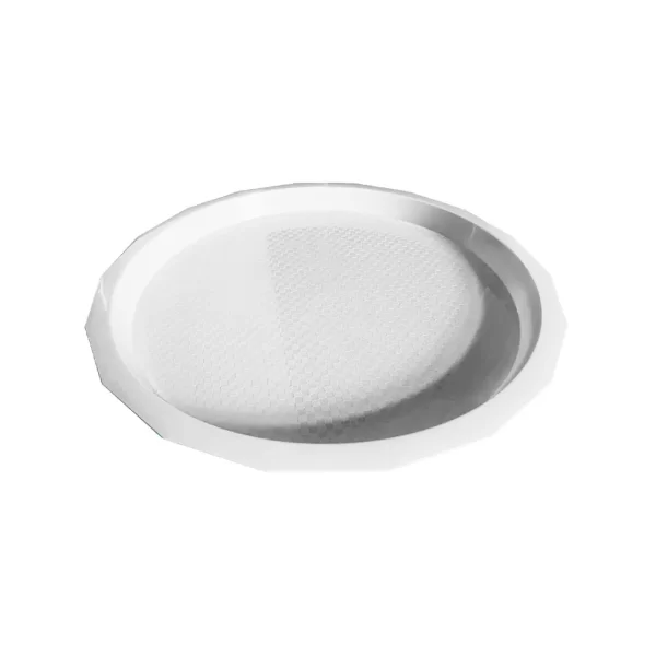 tava plastic rotunda pentru servire 34 cm alba 1