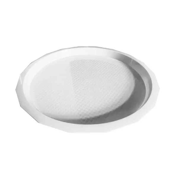 tava plastic rotunda pentru servire 34 cm alba 2