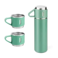 termos cu 3 cani pentru ceai si cafea 500 ml