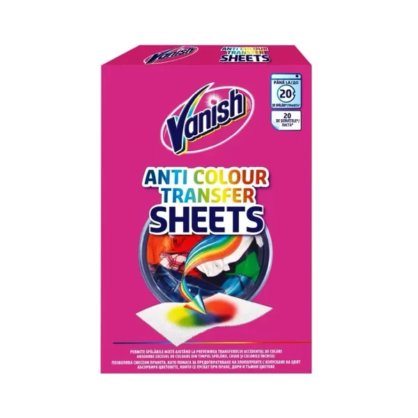 vanish servetele antitransfer culori 20 bucati 2