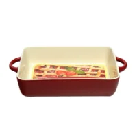 vas ceramica cuptor dreptunghiular cu manere 24x18 cm 2