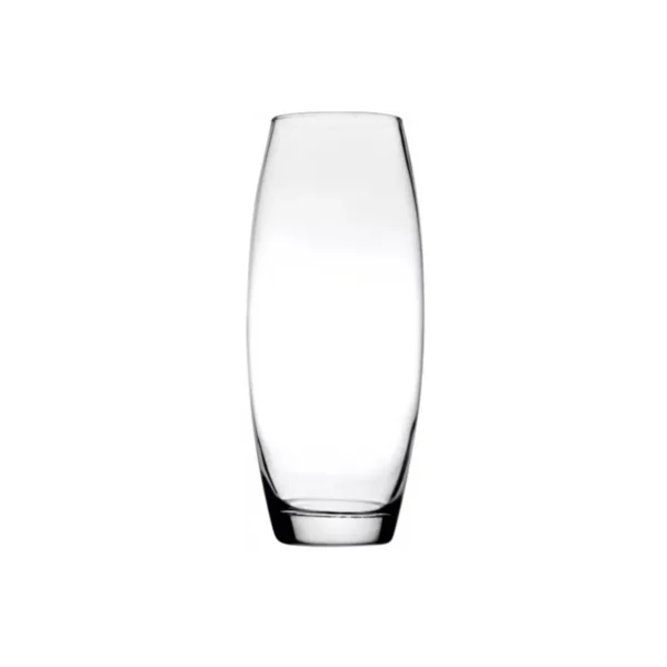 vaza sticla transparenta mare pentru flori 26 cm 1