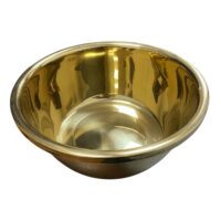Bol (castron) inox auriu, 26 cm
